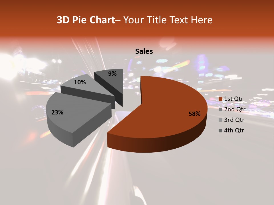 Building Traffic Light PowerPoint Template