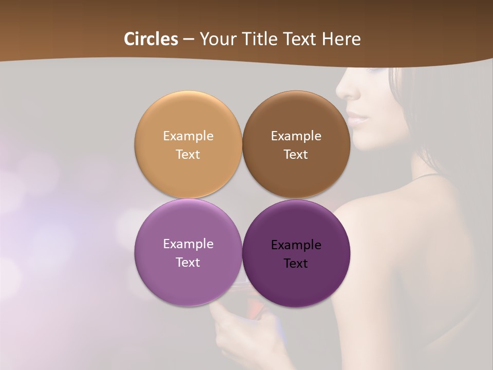 Caucasian Shaking Female PowerPoint Template