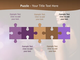 Caucasian Shaking Female PowerPoint Template