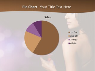 Caucasian Shaking Female PowerPoint Template