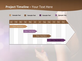 Caucasian Shaking Female PowerPoint Template
