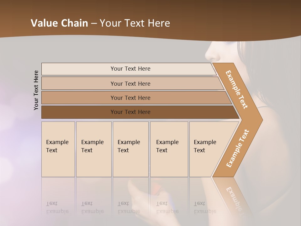 Caucasian Shaking Female PowerPoint Template