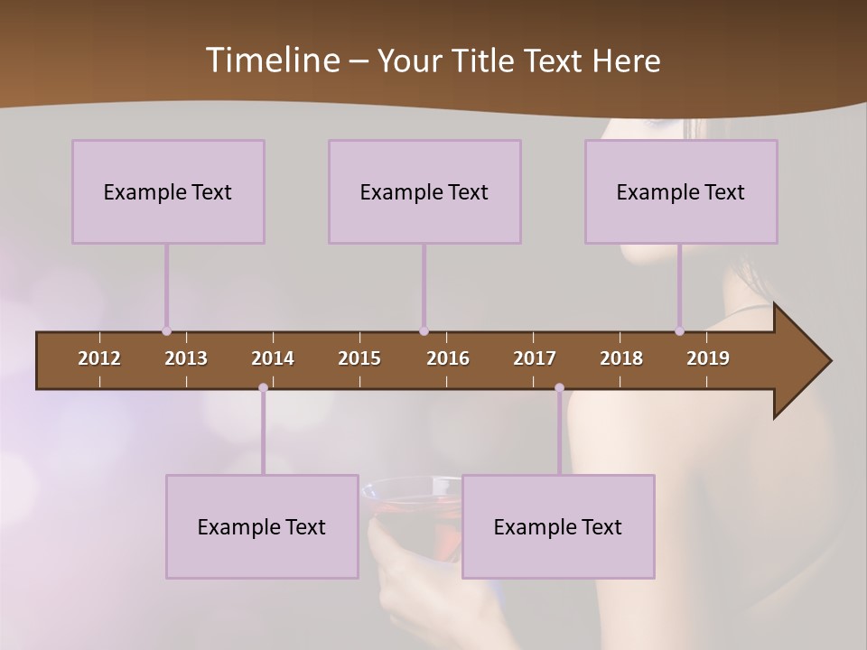 Caucasian Shaking Female PowerPoint Template
