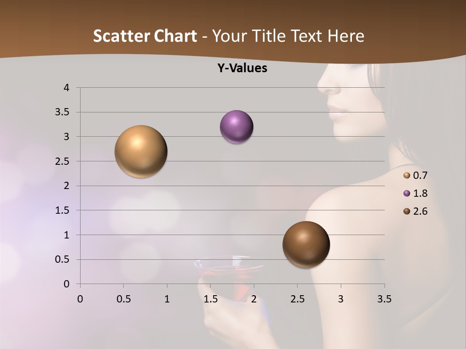 Caucasian Shaking Female PowerPoint Template
