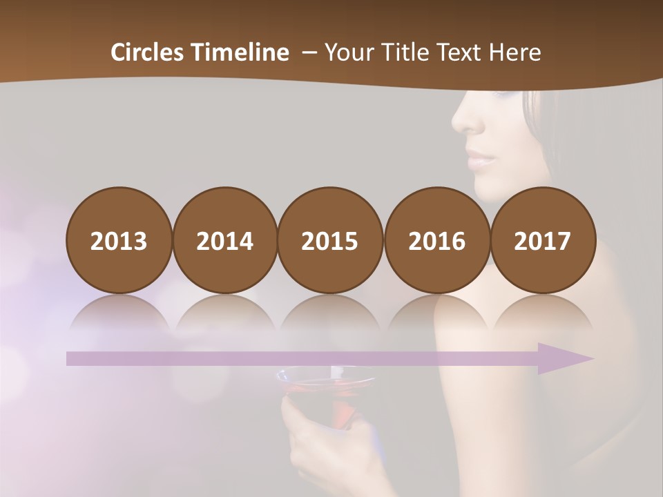 Caucasian Shaking Female PowerPoint Template
