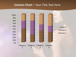 Caucasian Shaking Female PowerPoint Template