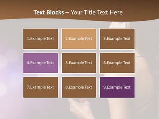 Caucasian Shaking Female PowerPoint Template