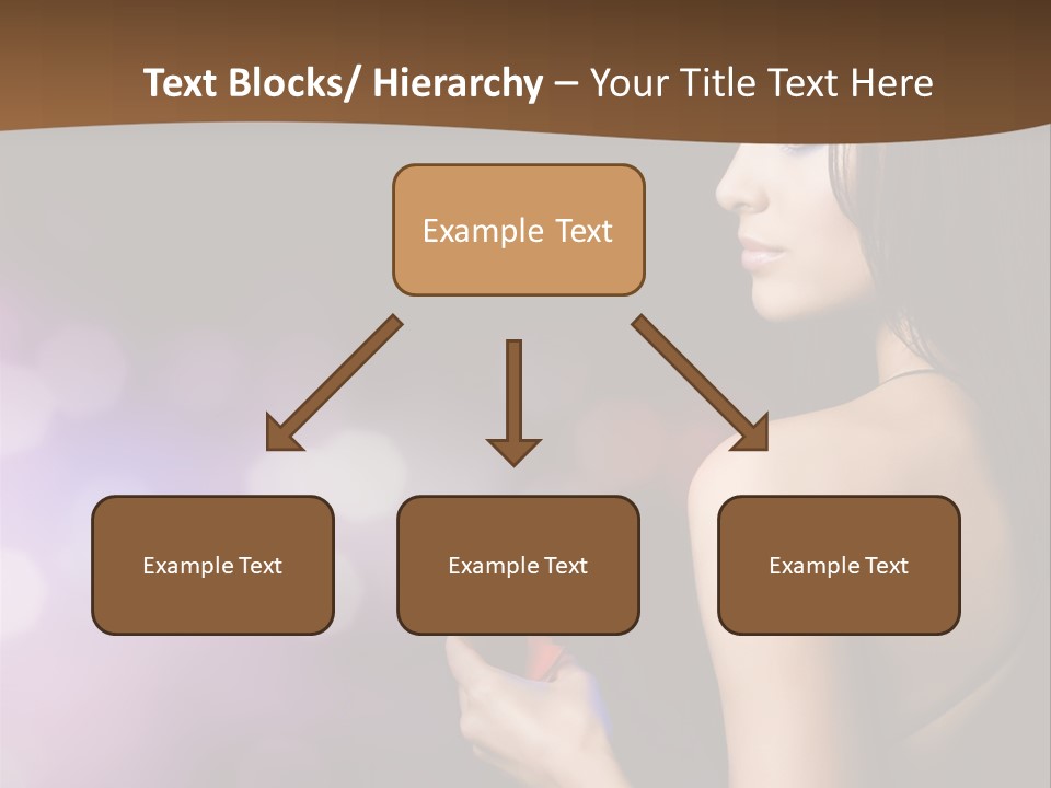 Caucasian Shaking Female PowerPoint Template