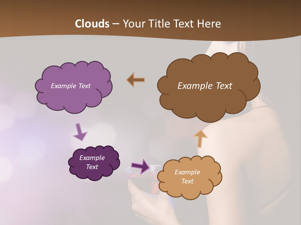 Caucasian Shaking Female PowerPoint Template