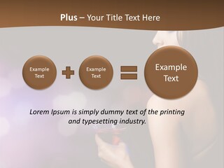 Caucasian Shaking Female PowerPoint Template