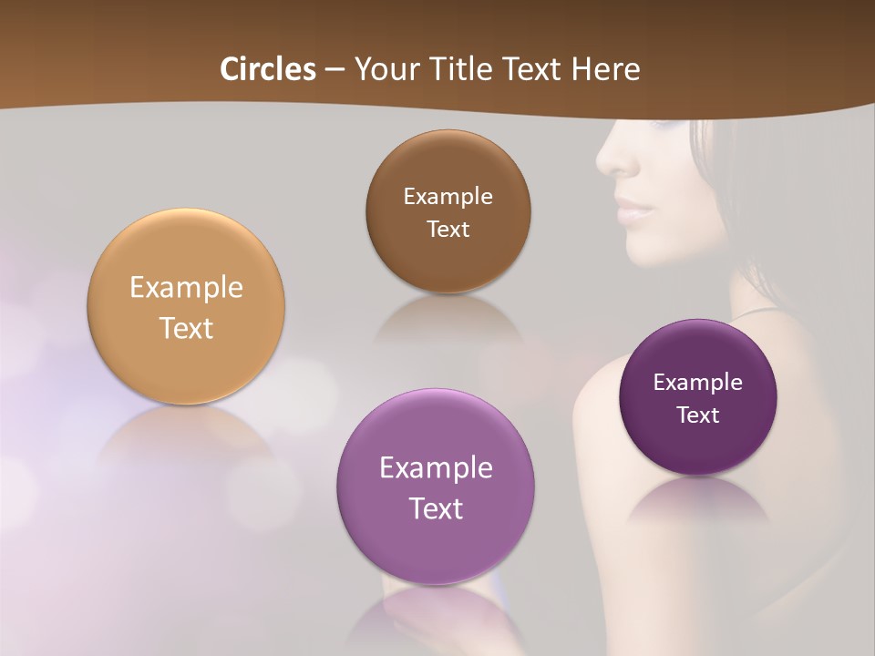 Caucasian Shaking Female PowerPoint Template