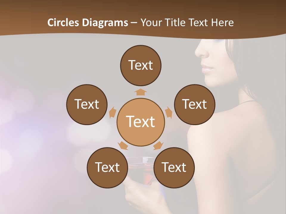 Caucasian Shaking Female PowerPoint Template