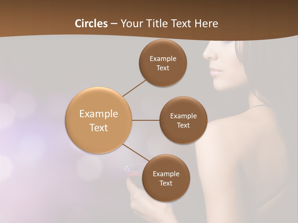 Caucasian Shaking Female PowerPoint Template