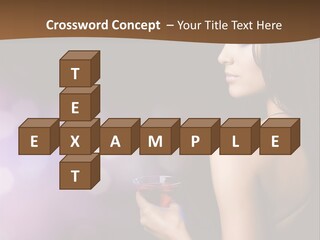 Caucasian Shaking Female PowerPoint Template