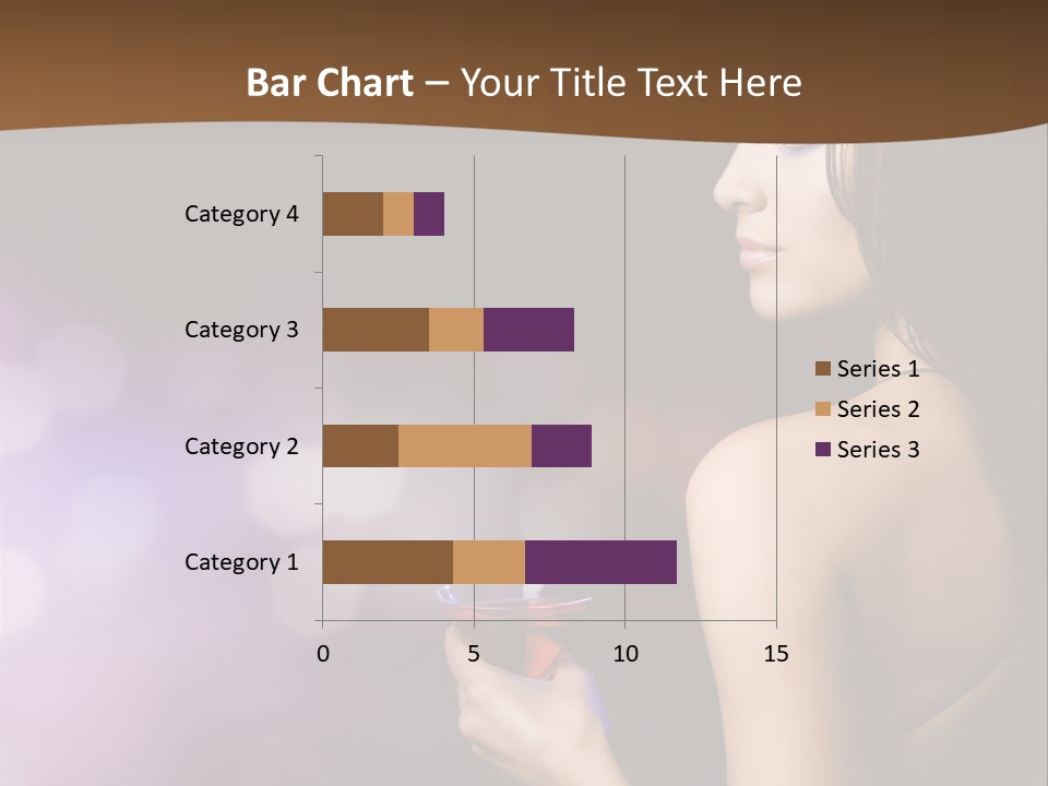 Caucasian Shaking Female PowerPoint Template