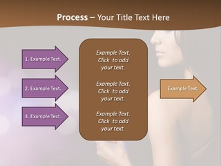 Caucasian Shaking Female PowerPoint Template