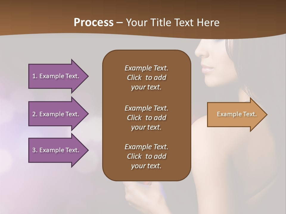 Caucasian Shaking Female PowerPoint Template