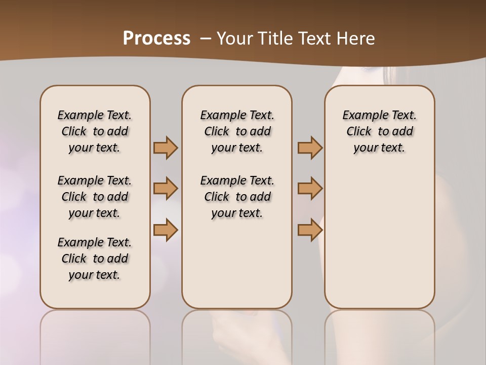 Caucasian Shaking Female PowerPoint Template