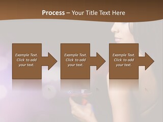 Caucasian Shaking Female PowerPoint Template