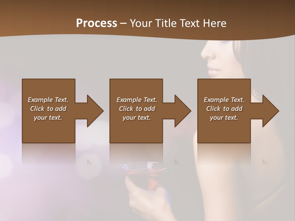 Caucasian Shaking Female PowerPoint Template