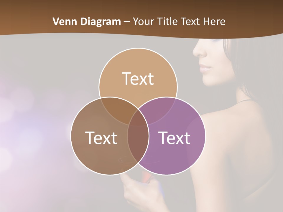 Caucasian Shaking Female PowerPoint Template