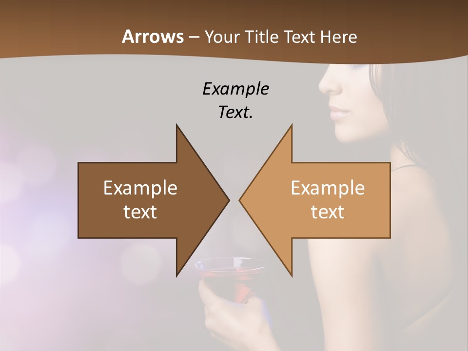 Caucasian Shaking Female PowerPoint Template