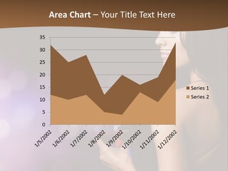Caucasian Shaking Female PowerPoint Template