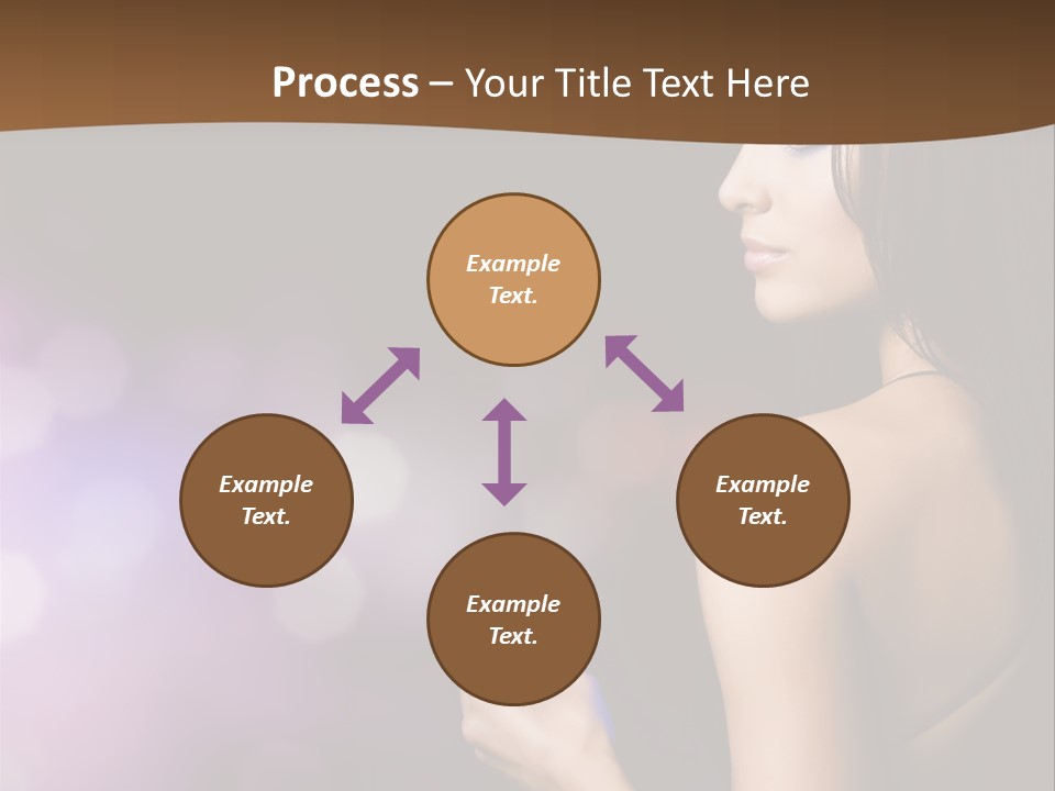 Caucasian Shaking Female PowerPoint Template