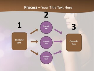 Caucasian Shaking Female PowerPoint Template