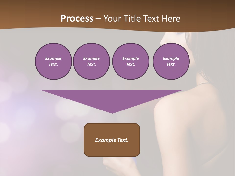 Caucasian Shaking Female PowerPoint Template