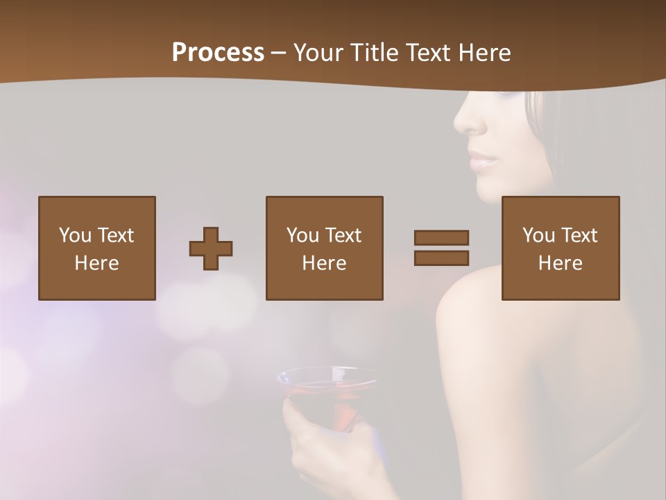 Caucasian Shaking Female PowerPoint Template