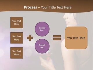 Caucasian Shaking Female PowerPoint Template