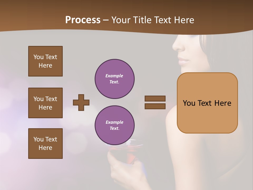 Caucasian Shaking Female PowerPoint Template