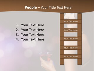 Caucasian Shaking Female PowerPoint Template