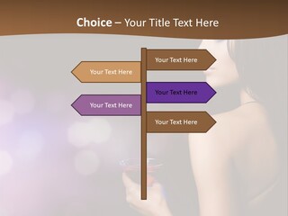 Caucasian Shaking Female PowerPoint Template