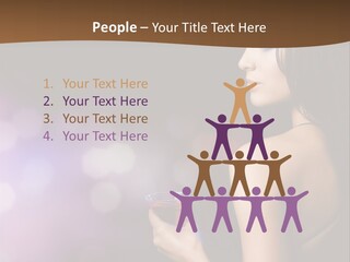 Caucasian Shaking Female PowerPoint Template