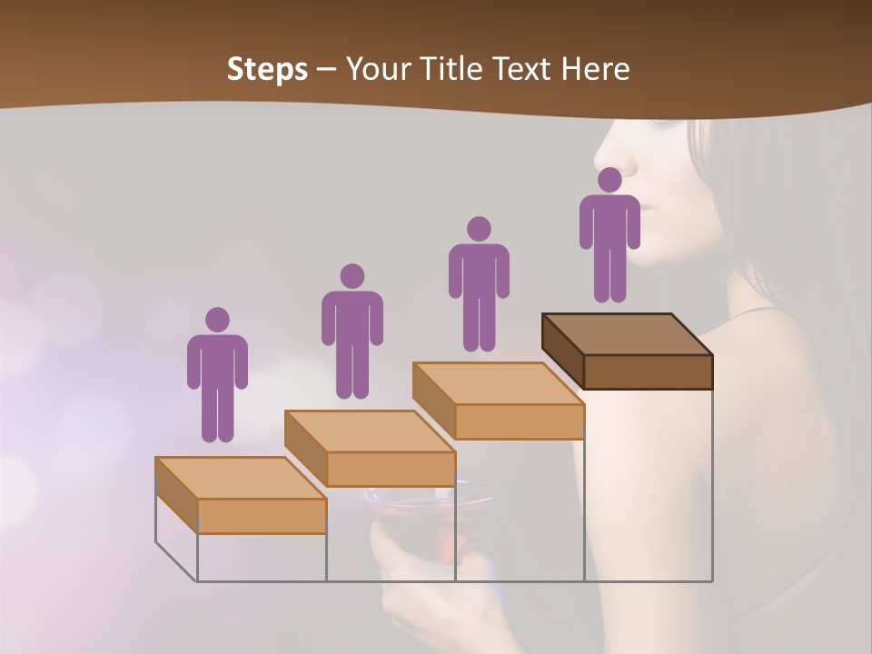Caucasian Shaking Female PowerPoint Template