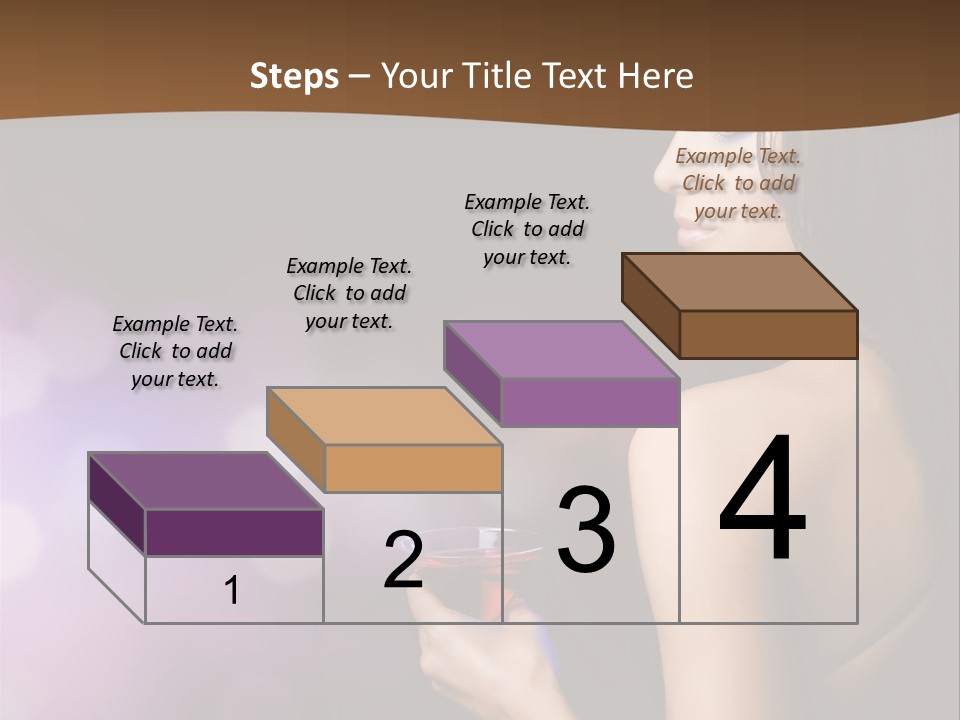 Caucasian Shaking Female PowerPoint Template