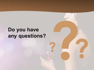 Caucasian Shaking Female PowerPoint Template