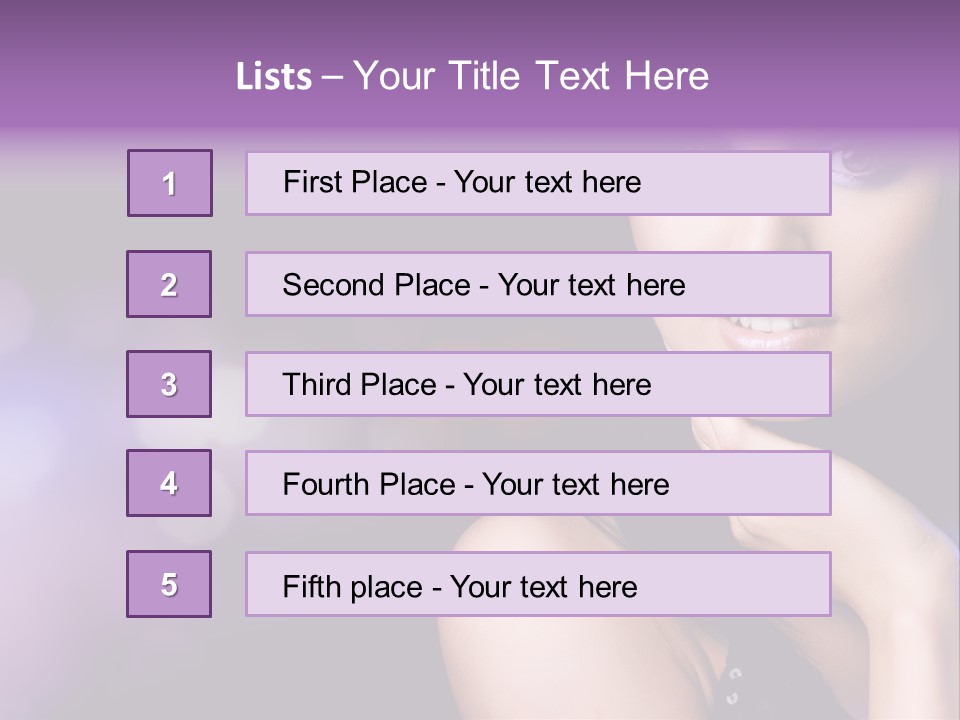 Slim Nightlife Temptation PowerPoint Template