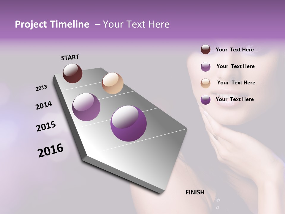 Slim Nightlife Temptation PowerPoint Template