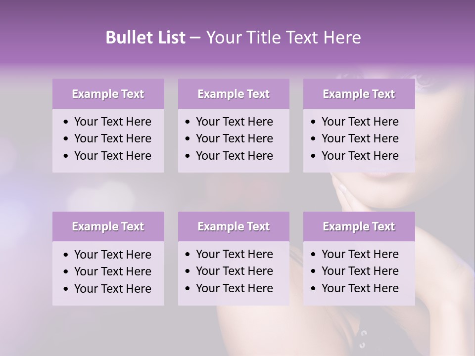 Slim Nightlife Temptation PowerPoint Template