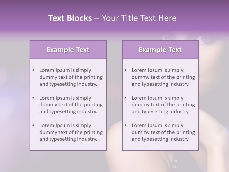 Slim Nightlife Temptation PowerPoint Template