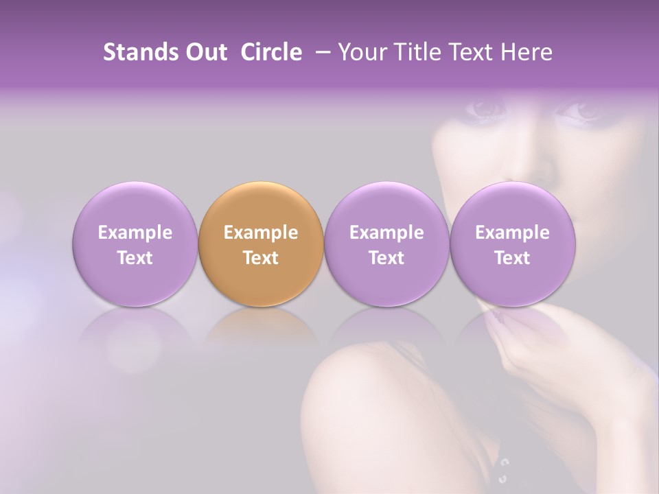 Slim Nightlife Temptation PowerPoint Template