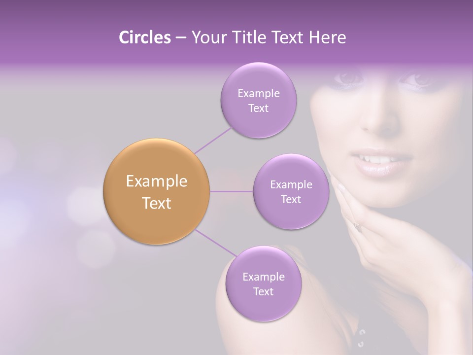 Slim Nightlife Temptation PowerPoint Template