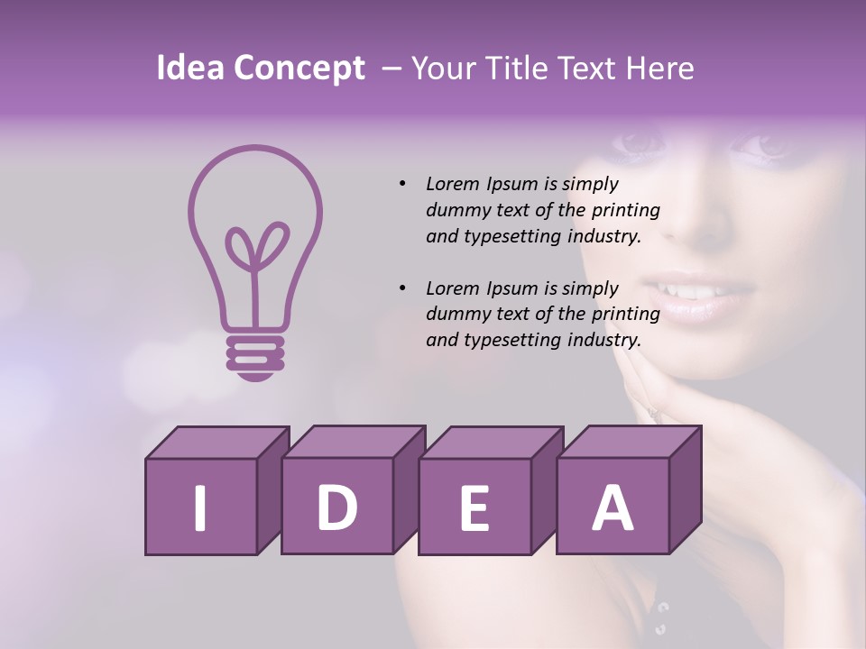 Slim Nightlife Temptation PowerPoint Template