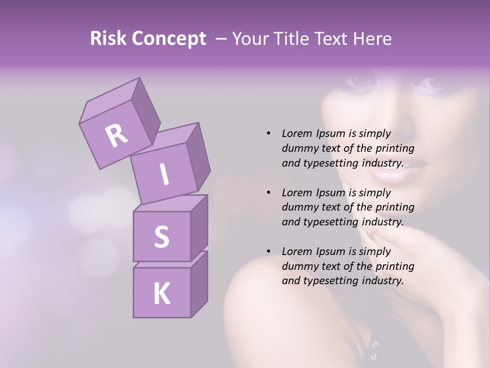 Slim Nightlife Temptation PowerPoint Template