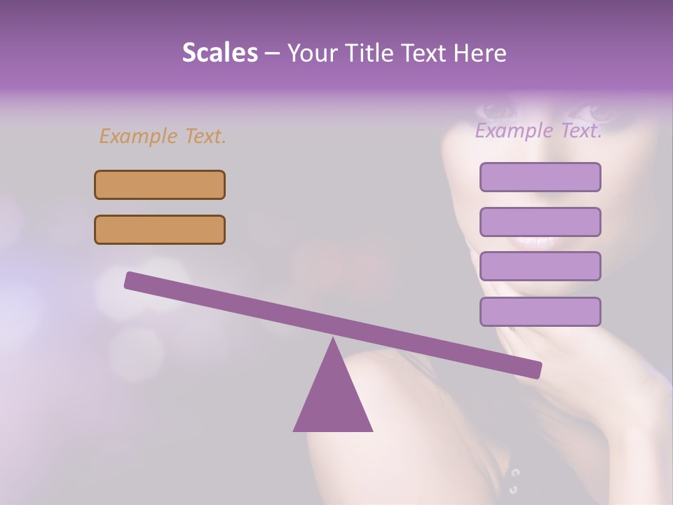 Slim Nightlife Temptation PowerPoint Template