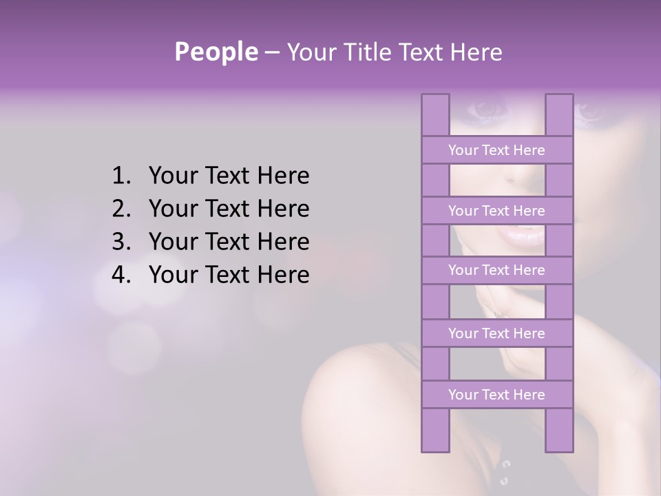 Slim Nightlife Temptation PowerPoint Template