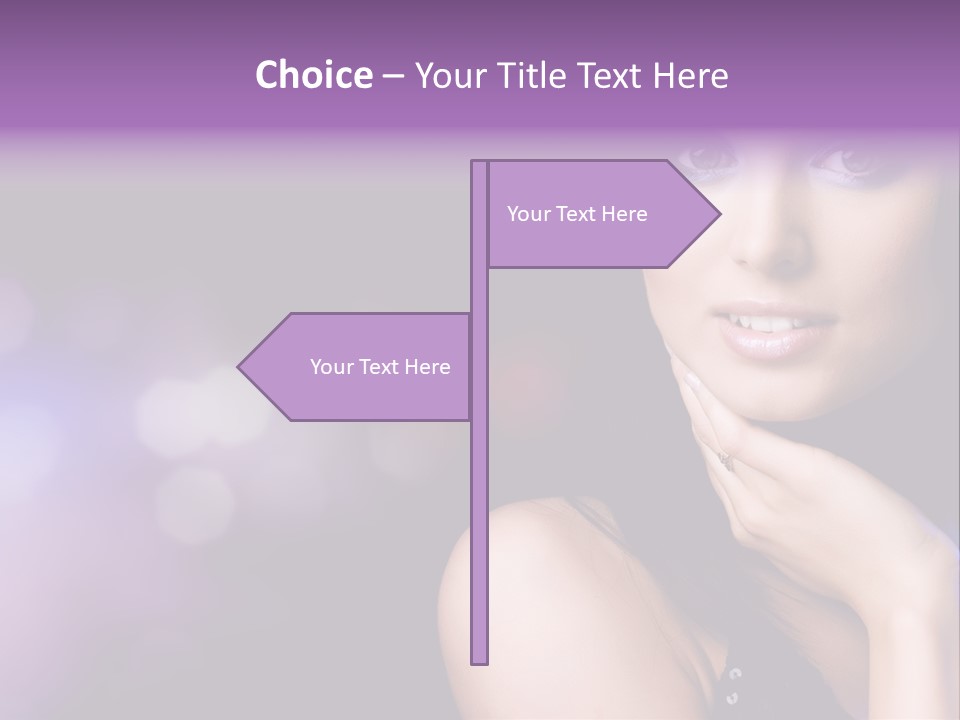 Slim Nightlife Temptation PowerPoint Template